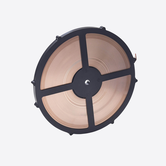 Bobine de feuillard couleur cuivre avec dévidoir pour emballage industrie