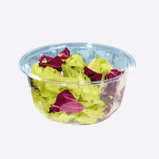 Bol plastique transparent pour salade fraîche, emballage alimentaire pour export et import de produits prêts à consommer