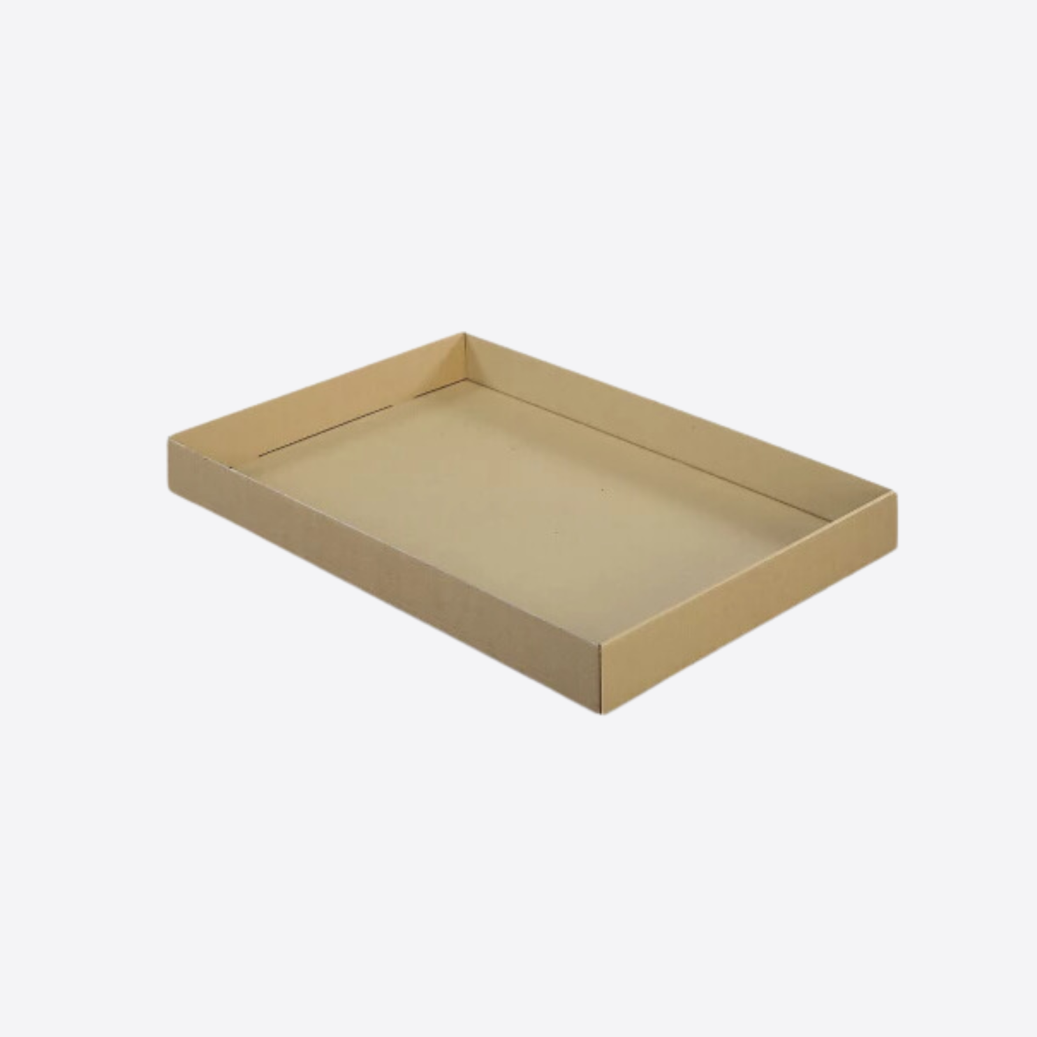 Plateau en carton kraft pour emballage et présentation de produits, solution écologique pour conditionnement